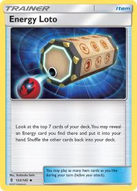 pokemon sm guardians rising energy loto 122 145
