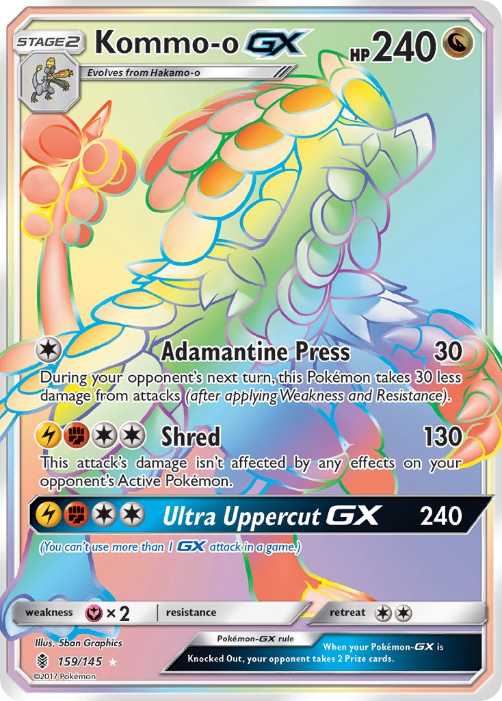 Kommo-o GX (RAINBOW) 159-145