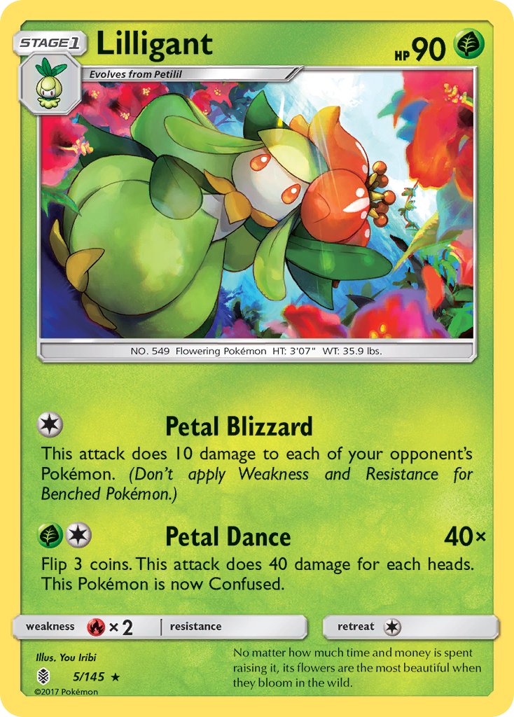 Lilligant 5-145 (RH)