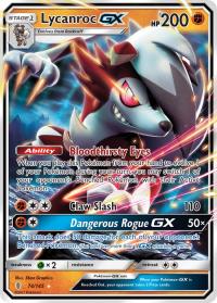 pokemon sm guardians rising lycanroc gx 74 145