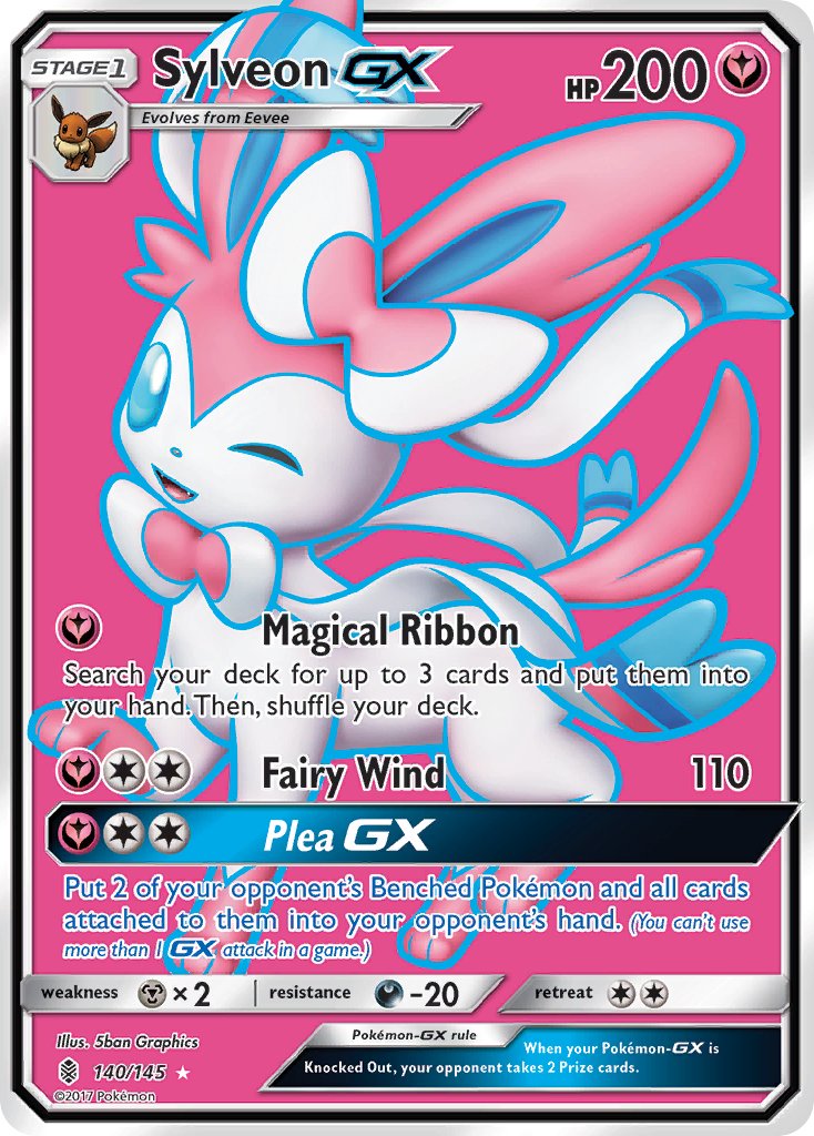 Sylveon GX FULL ART 140-145