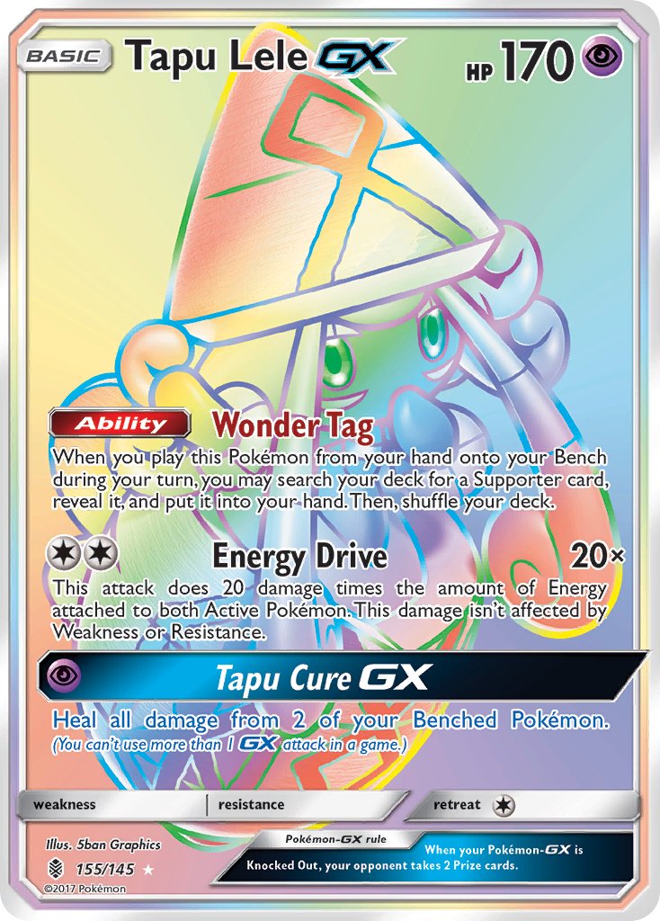 Tapu Lele GX (RAINBOW) 155-145