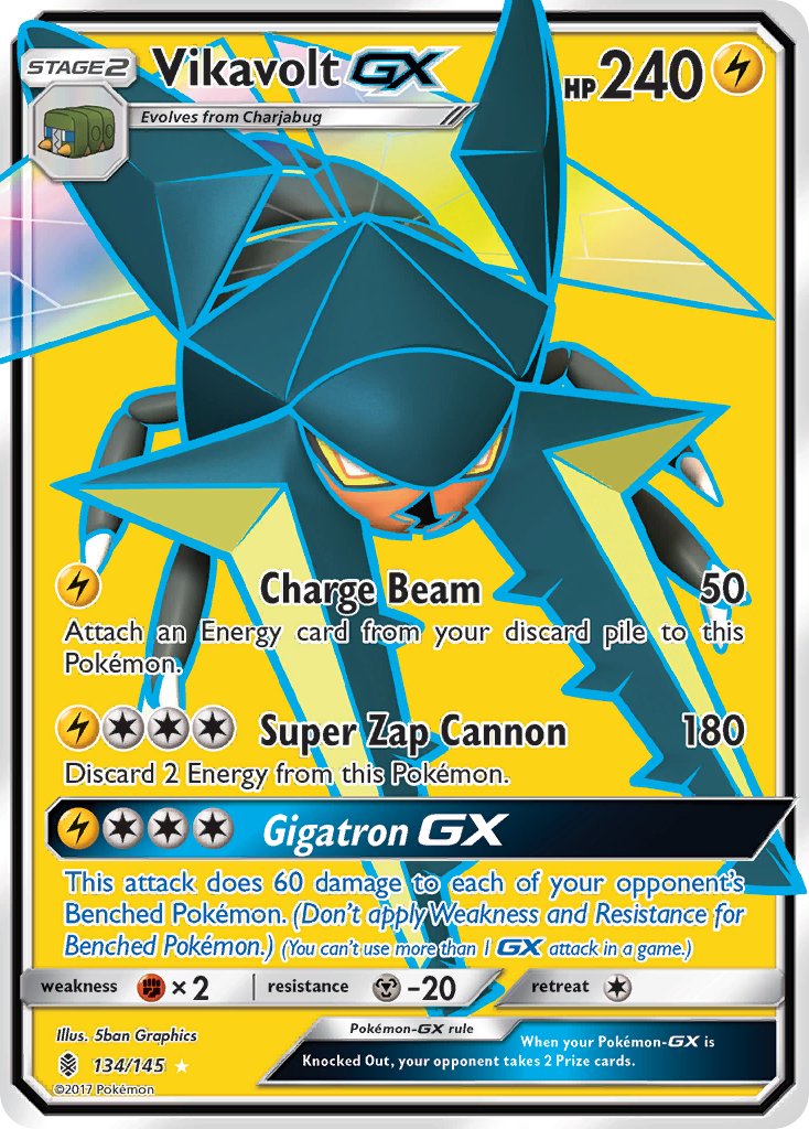 Vikavolt GX FULL ART 134-145