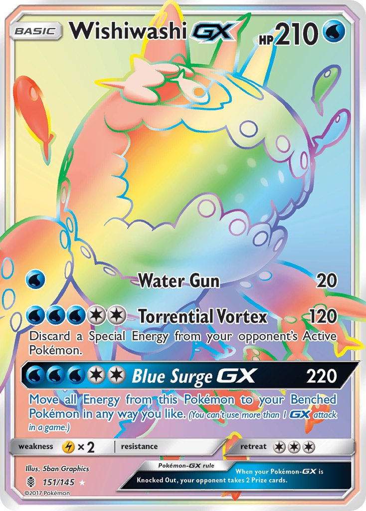 Wishiwashi GX (RAINBOW) 151-145