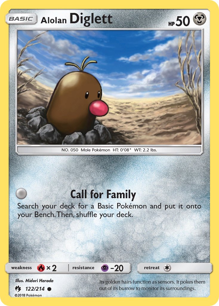 Alolan Diglett 122-214 (RH)