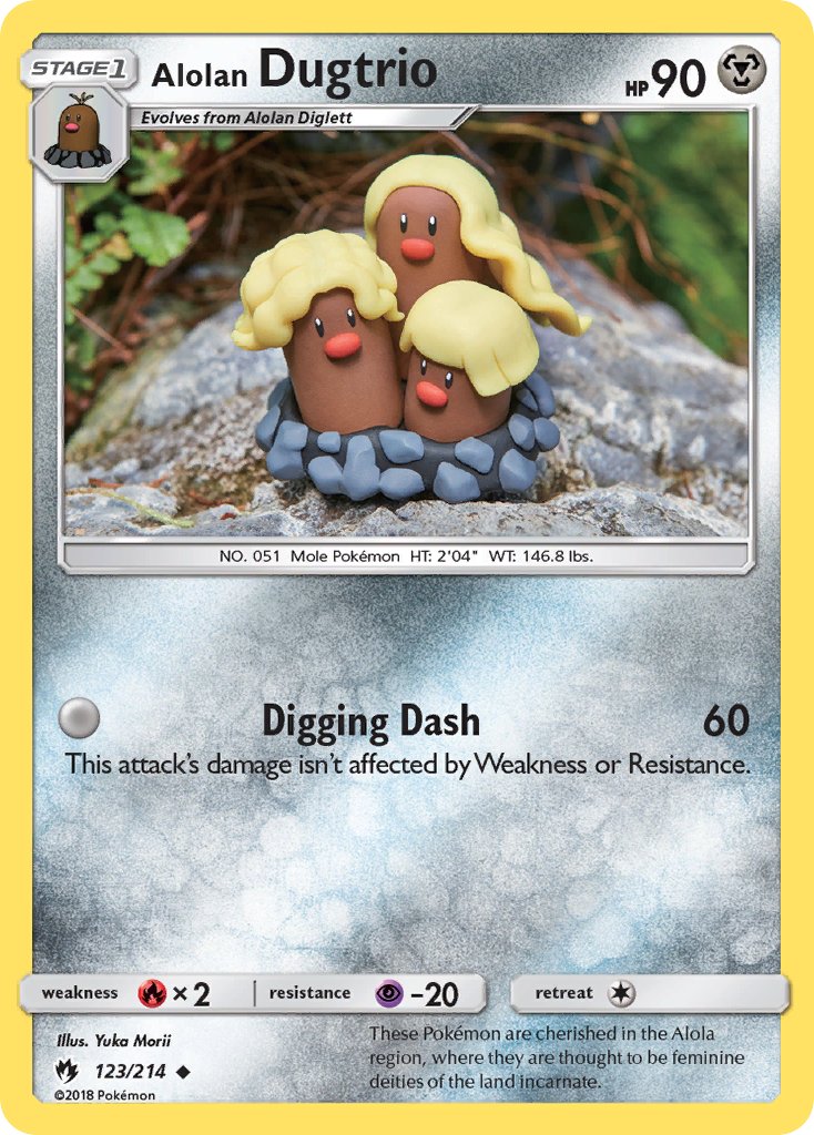 Alolan Dugtrio 123-214 (RH)