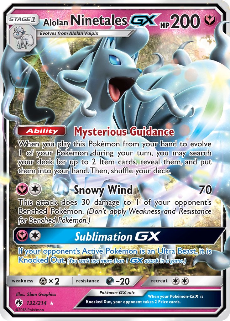 Alolan Ninetales GX 132-214