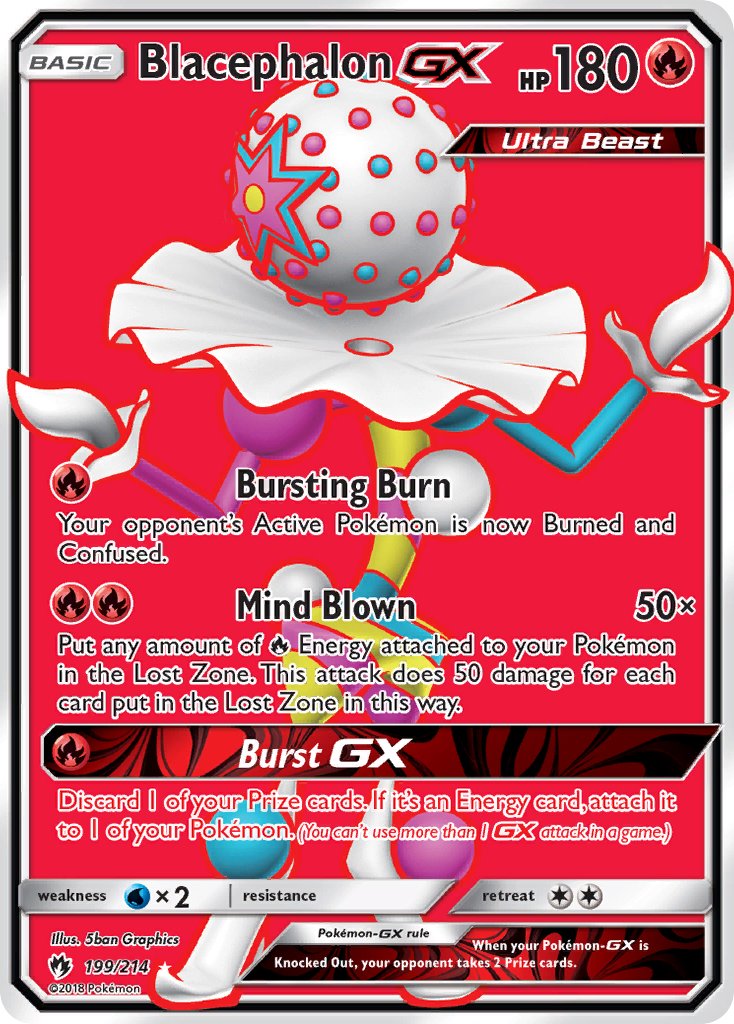 Blacephalon GX 199-214 - FULL ART