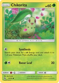 pokemon sm lost thunder chikorita 5 214 rh