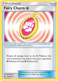 pokemon sm lost thunder fairy charm 176 214