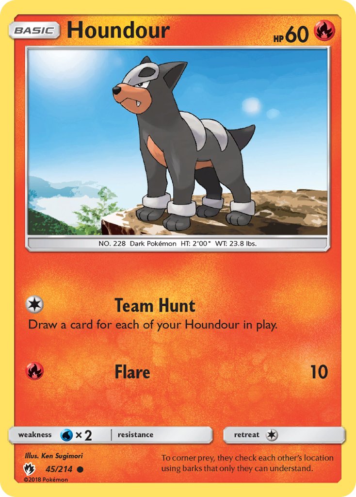 Houndour 45-214 (RH)