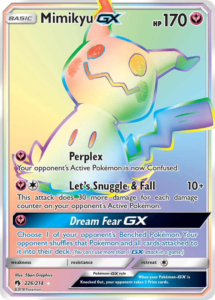 Mimikyu GX 226-214 (RAINBOW)