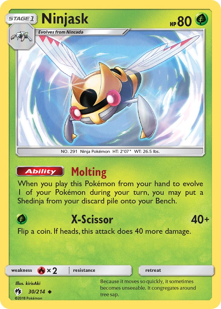 Ninjask 30-214 (RH)