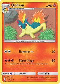 pokemon sm lost thunder quilava 41 214