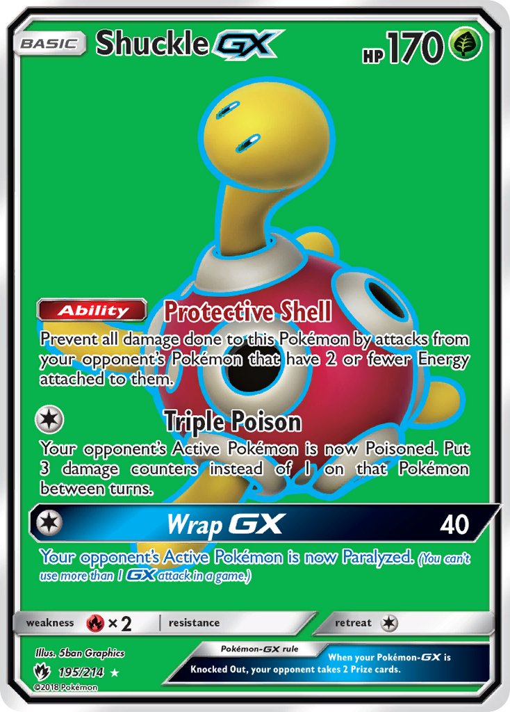 Shuckle GX 195-214 - FULL ART