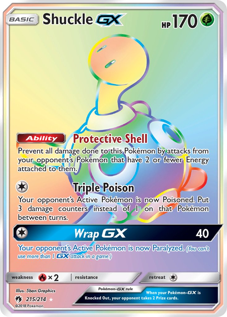 Shuckle GX 215-214 (RAINBOW)