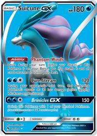 pokemon sm lost thunder suicune gx 200 214 full art