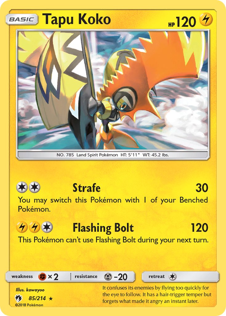 Tapu Koko 85-214 (RH)