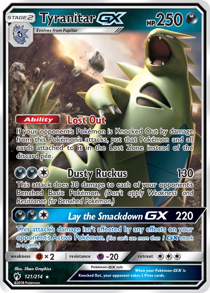 Tyranitar GX 121-214