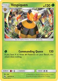 pokemon sm lost thunder vespiquen 32 214