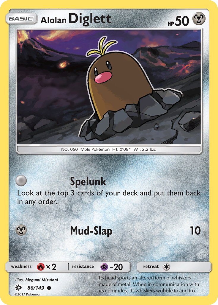 Alolan Diglett 86-149 (RH)