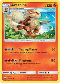 pokemon sm sun moon base set arcanine 22 149 rh