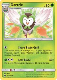 pokemon sm sun moon base set dartrix 10 149 rh