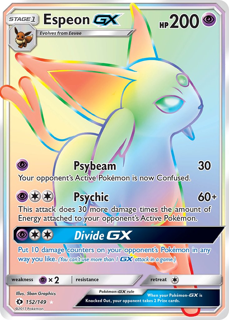 Espeon GX 152-149 (RAINBOW)