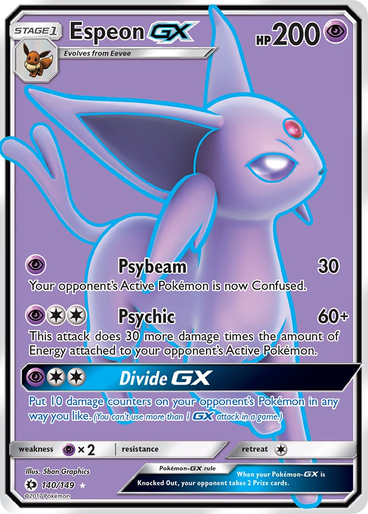 Espeon GX FULL ART 140-149