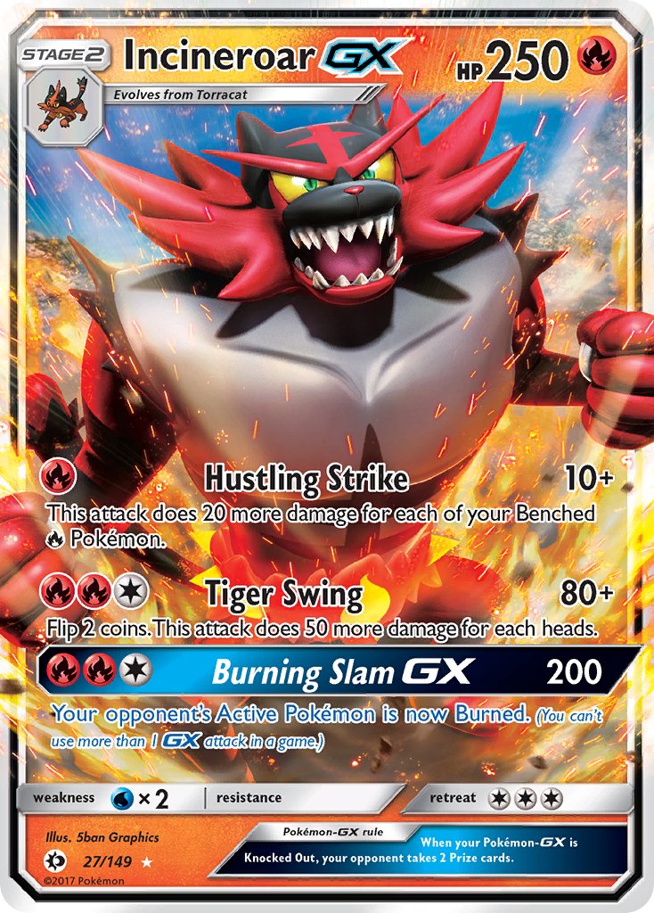 Incineroar GX 27-149