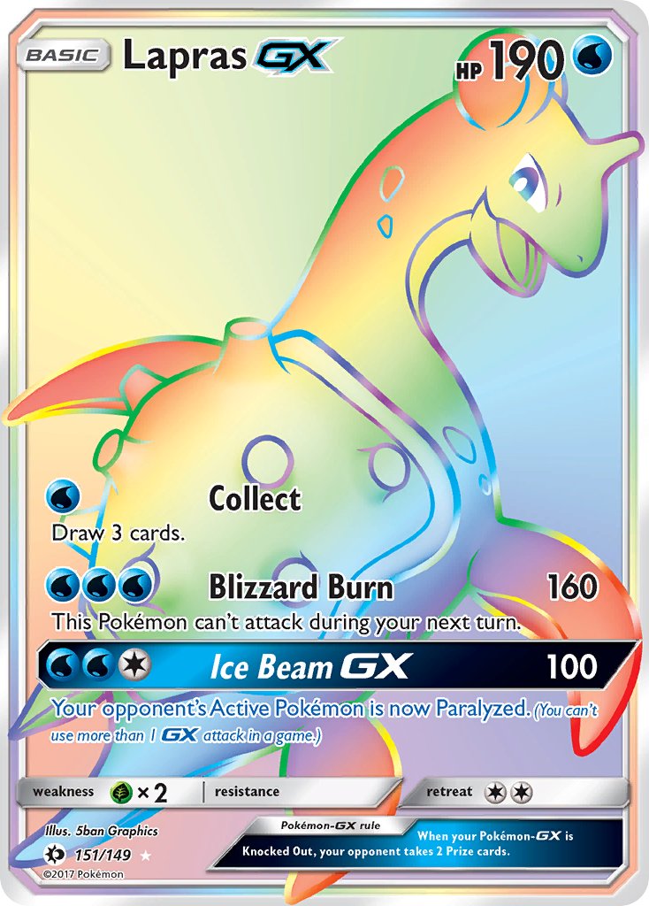 Lapras GX 151-149 (RAINBOW)