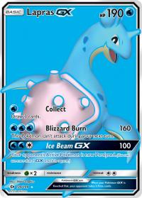 pokemon sm sun moon base set lapras gx full art 139 149