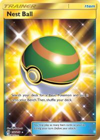 pokemon sm sun moon base set nest ball 158 149 secret rare