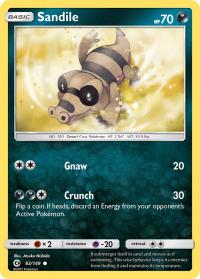 pokemon sm sun moon base set sandile 83 149 rh