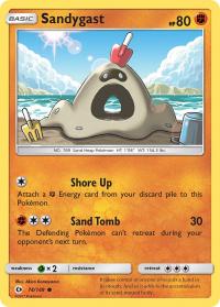 pokemon sm sun moon base set sandygast 74 149