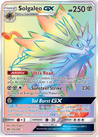 pokemon sm sun moon base set solgaleo gx 155 149 rainbow