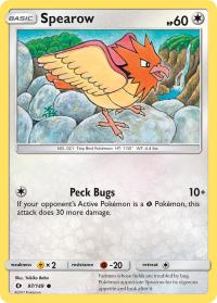 pokemon sm sun moon base set spearow 97 149
