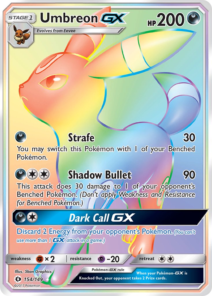 Umbreon GX 154-149 (RAINBOW)