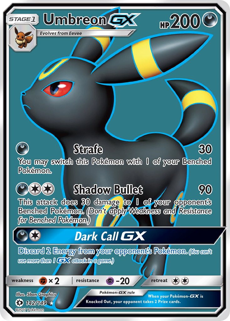 Umbreon GX FULL ART 142-149