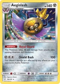 pokemon sm team up aegislash 109 181