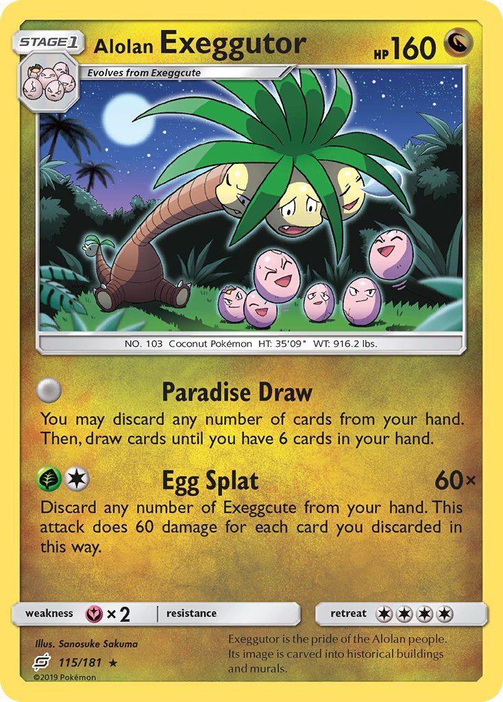 Alolan Exeggutor 115-181 (RH)