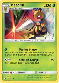 pokemon sm team up beedrill 5 181 rh