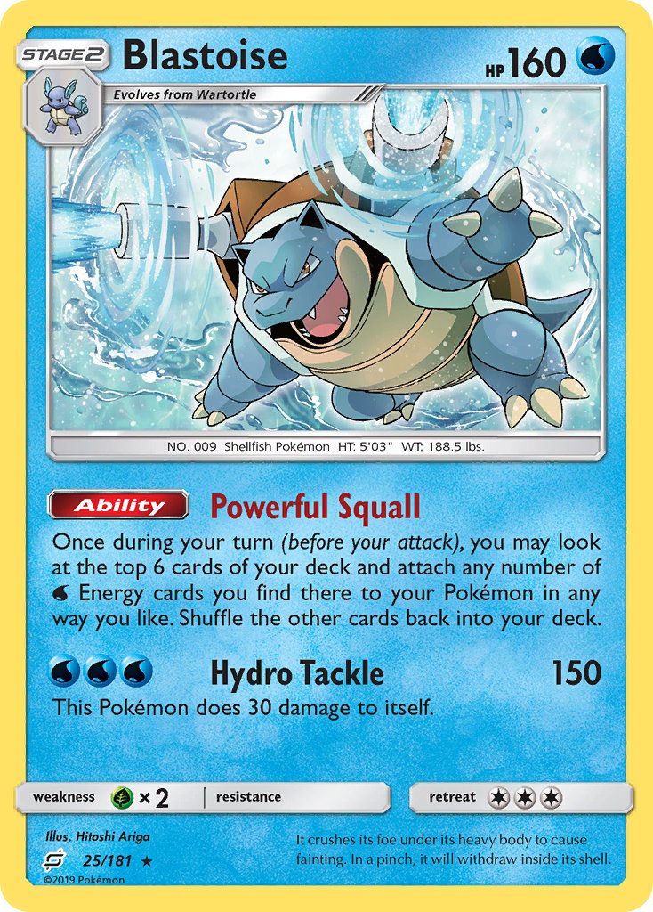 Blastoise 25-181 (RH)