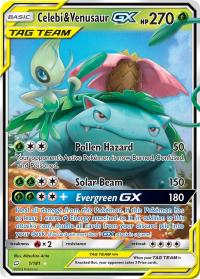 pokemon sm team up celebi venusaur gx 1 181