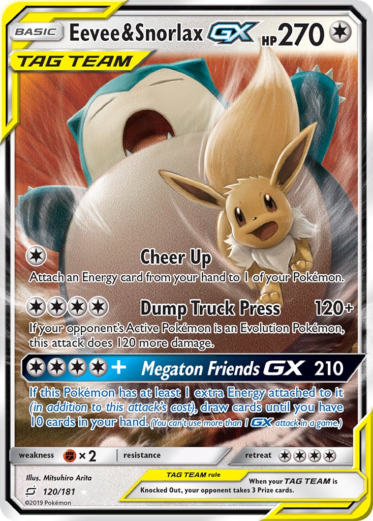 Eevee & Snorlax GX 120-181