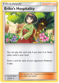 pokemon sm team up erika s hospitality 140 181 non holo