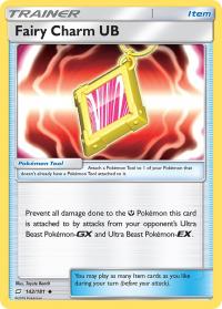 pokemon sm team up fairy charm ub 142 181