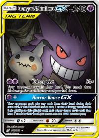 pokemon sm team up gengar mimikyu gx 165 181 full art