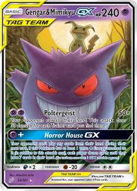 pokemon sm team up gengar mimikyu gx 53 181