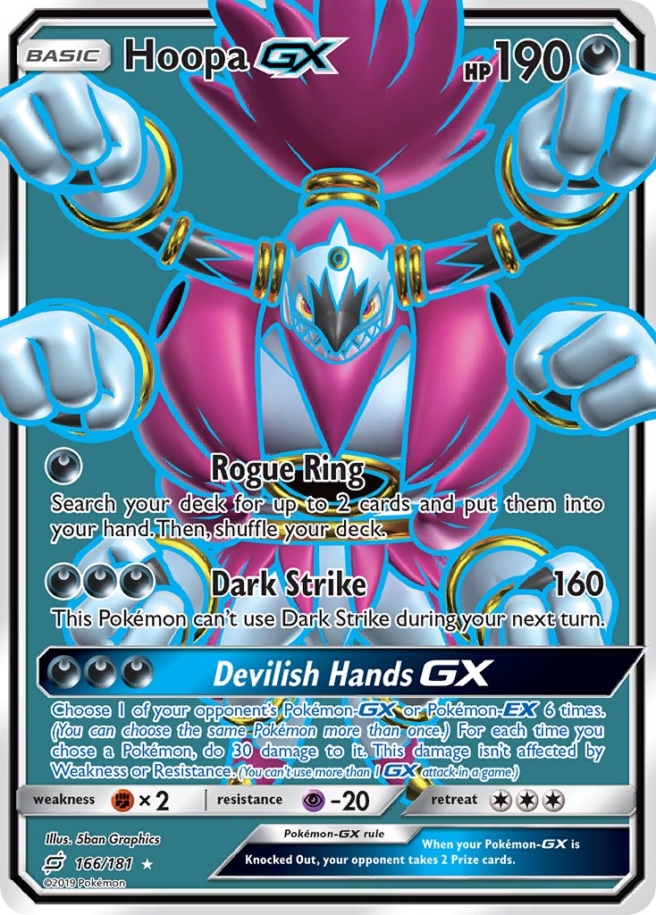 Hoopa GX 166-181 - FULL ART